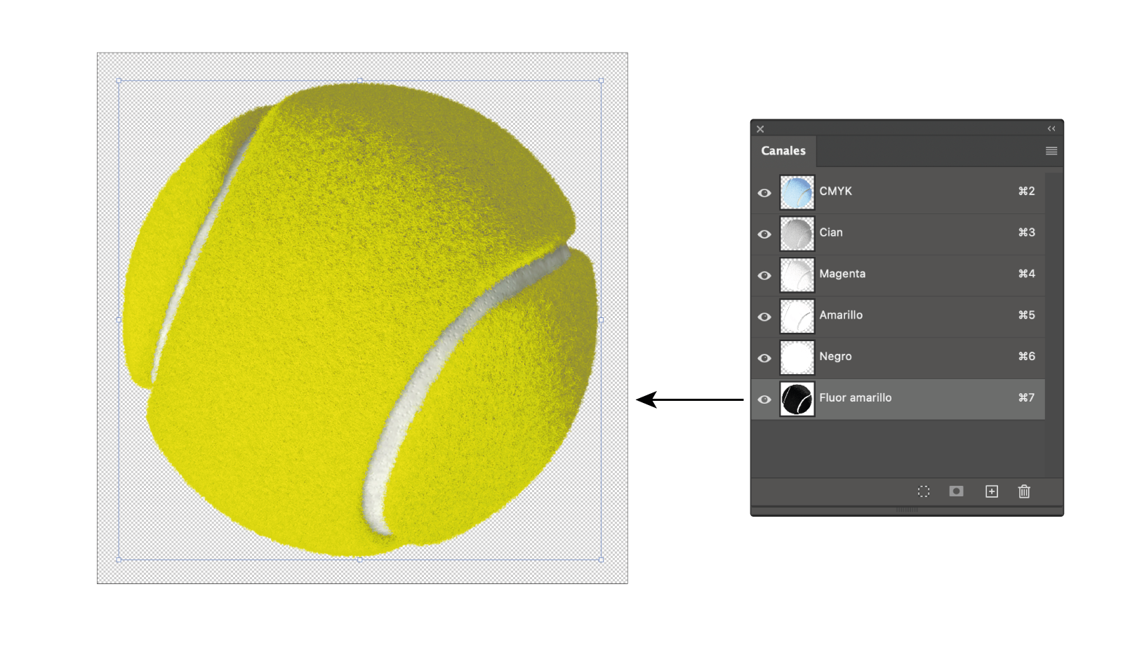 como imprimir tintas fluorescentes sustituyéndola por un color
