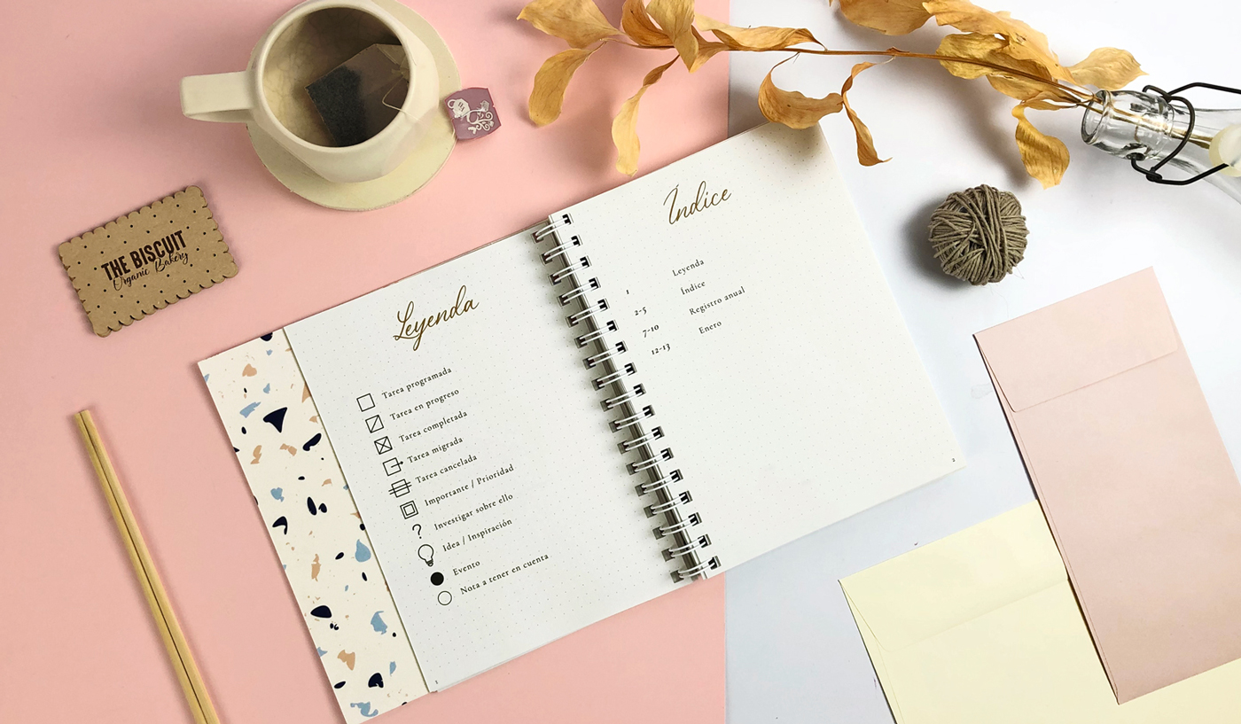 Cuaderno bullet journal corporativos originales para 2022