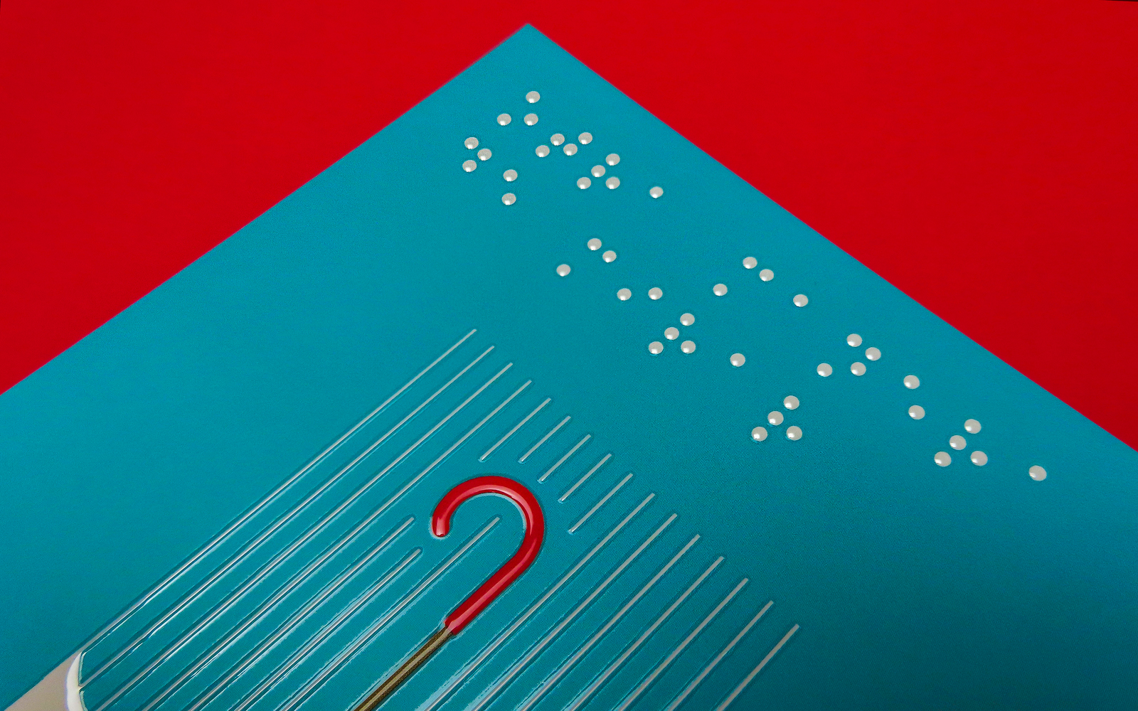 impresión de braille sólido