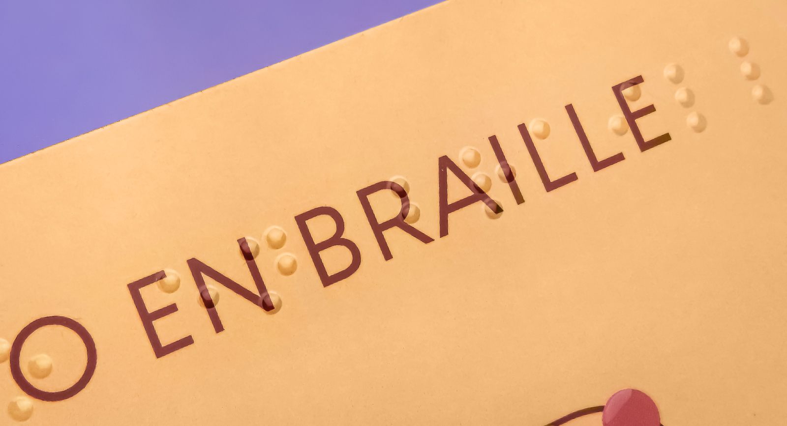 Los requisitos del arte final para imprimir braille