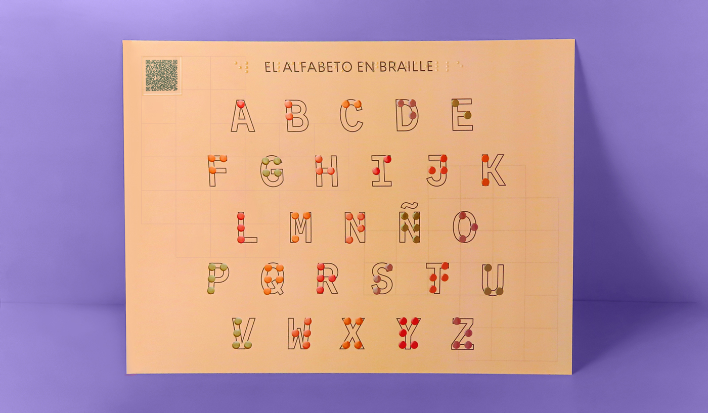 Los requisitos del arte final para imprimir braille