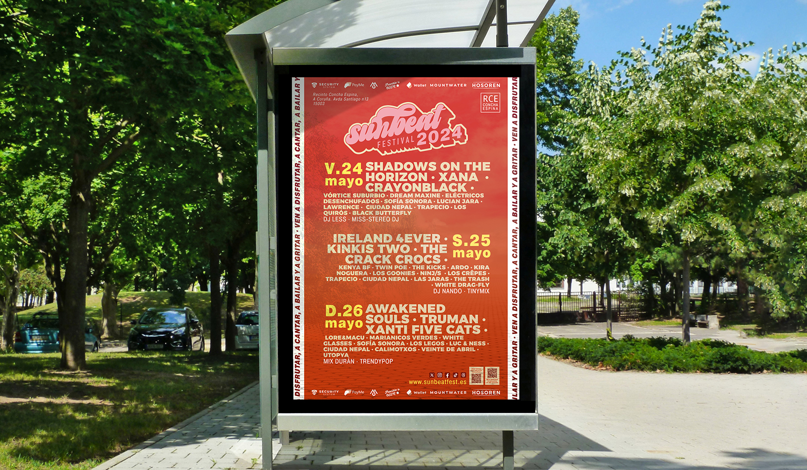 Publicidad exterior para eventos al aire libre