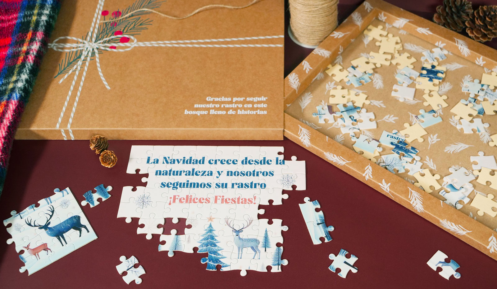 Puzzle personalizado como obsequio navideño