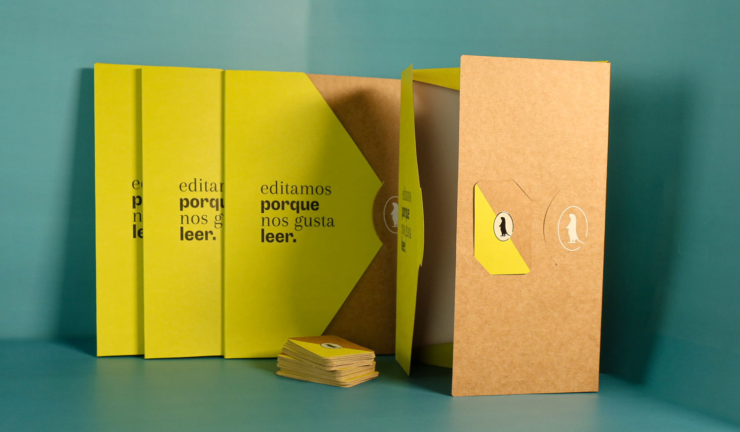 material corporativo para marca editorial