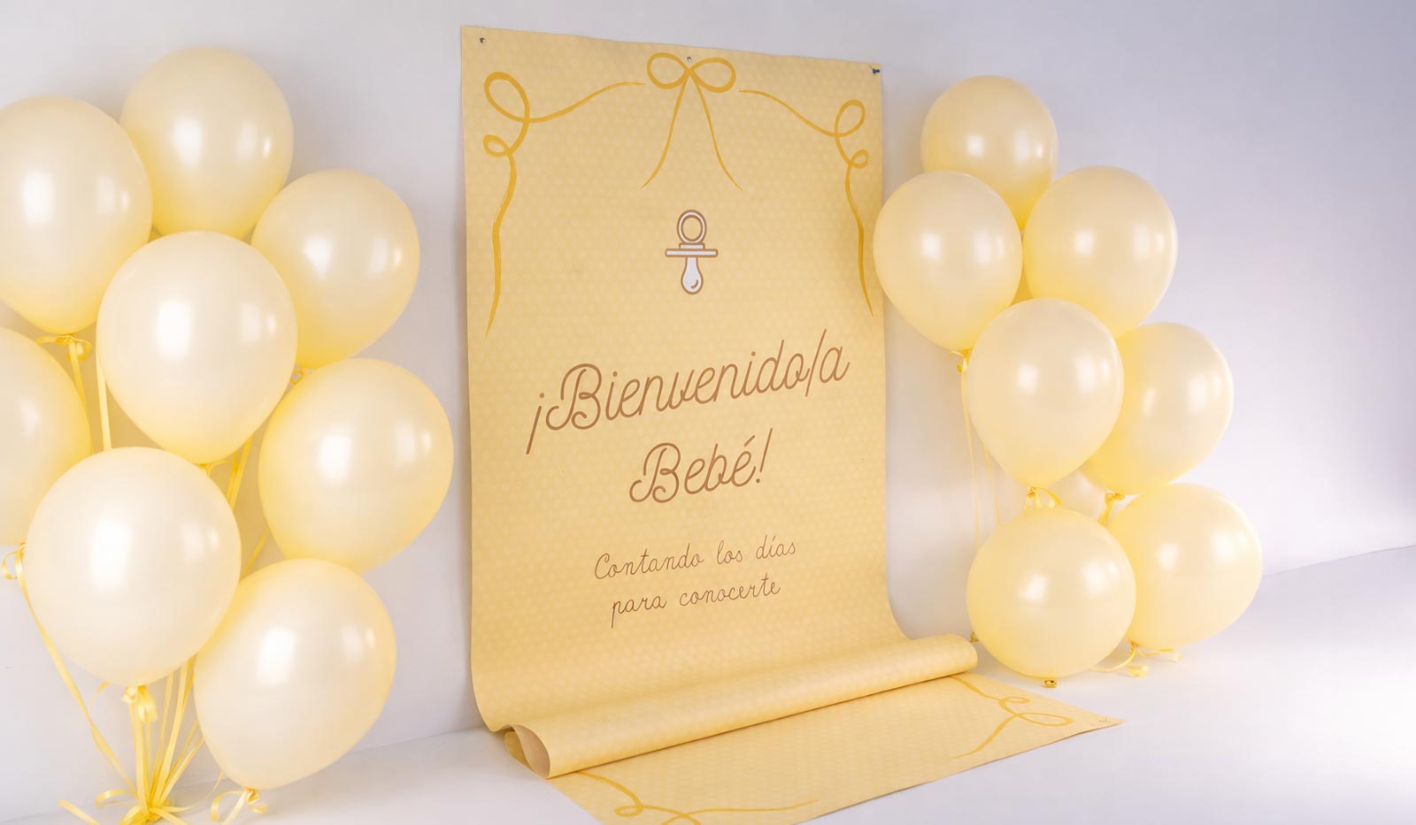 photocall baby shower y gender reveal