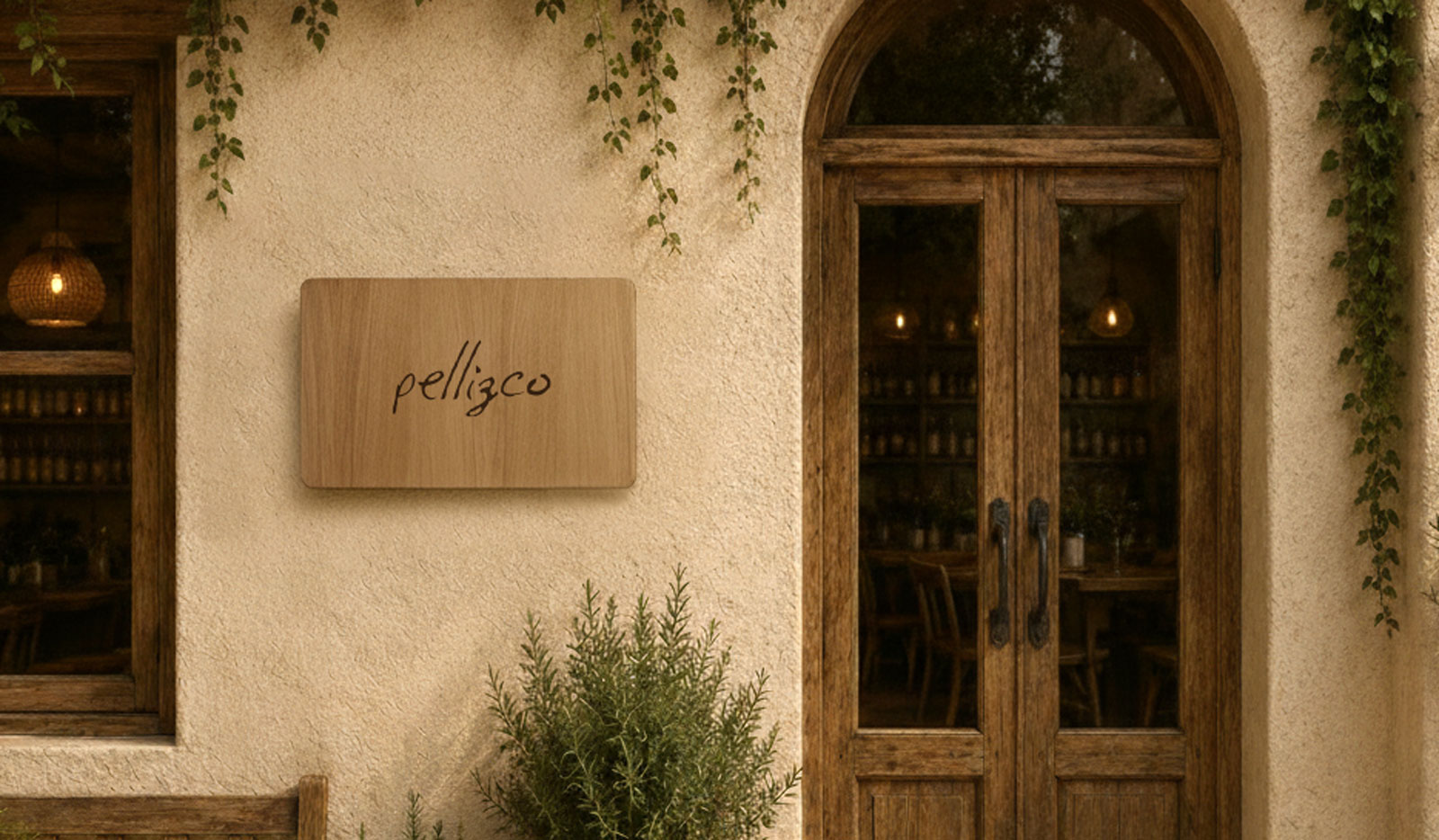Rótulo para restaurante
