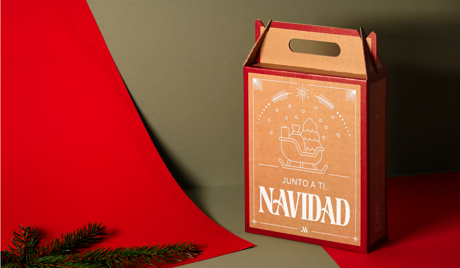 Lotes de Navidad personalizados con vino, cava o champagne
