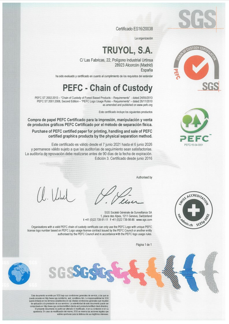certificado fsc