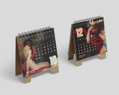 Calendario de Mesa Wire-o con Patas