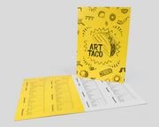 Cartas restaurante plegadas take away
