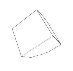 Caja cubo sin ventana